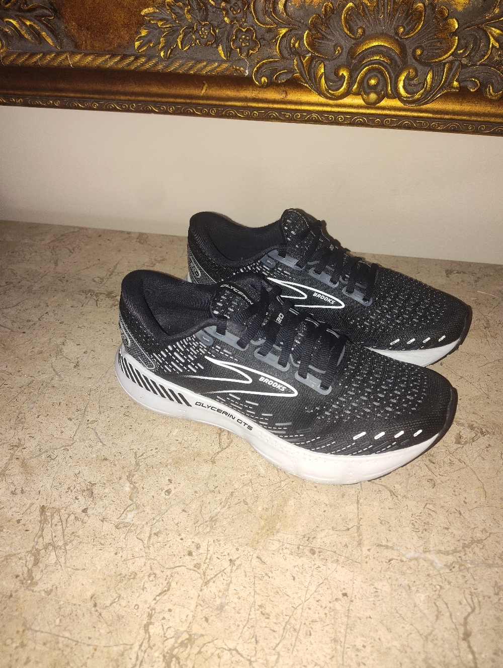 Brooks Glycerin  GTS 20 Women's Black Running Shoes - Glycerin Series